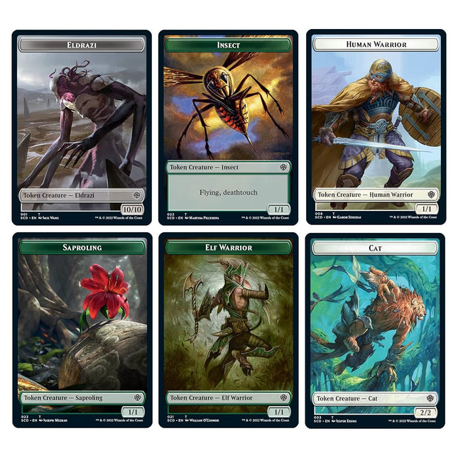 Magic The Gathering Starter Commander Deck - Token Triumph, Multicolor, For Ages 13+
