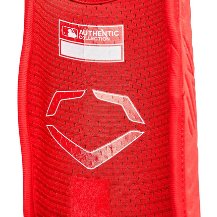 EvoShield Pro-SRZ 2.0 Batter's Leg Guard - Scarlet, Left Hand Hitter
