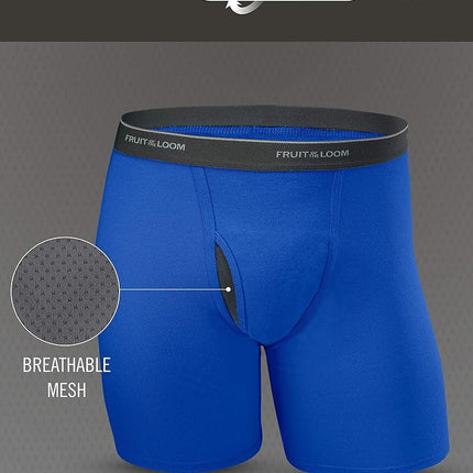 Fruit of the Loom Calzoncillos tipo bóxer que no se suben para hombre 4LBL7CX - Varios colores - Talla S