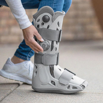 Aircast AirSelect Elite Attelle de marche/Botte de marche, Petite, Grise