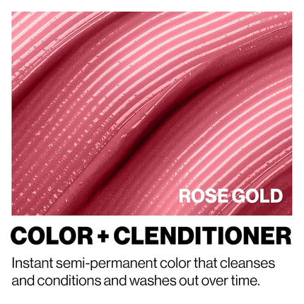 Keracolor Clenditioner Color Depositing Conditioner Colorwash, Rose Gold, 12 fl. oz.