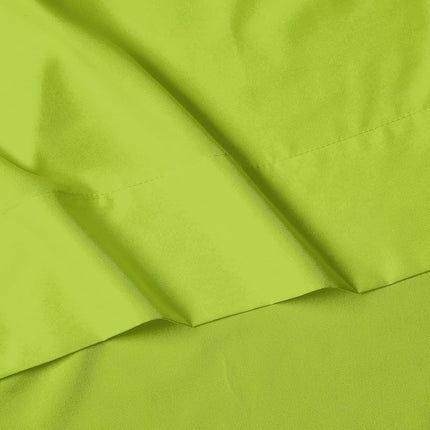 Elegant Comfort Luxury 4-Piece Bed Sheet Set - Luxury Bedding 1500 Premium Hotel Quality Microfiber, Wrinkle Resistant Cool & Breathable, Easy Elastic Fitted, Full, Neon Green