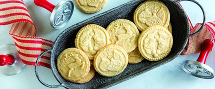 Nordic Ware Yuletide Cookie Stamps (Set of 3), Sturdy Cast Aluminium, Cookie Press Set Made in The USA, Sturdy and Durable Biscuit Maker Press Set, 01236