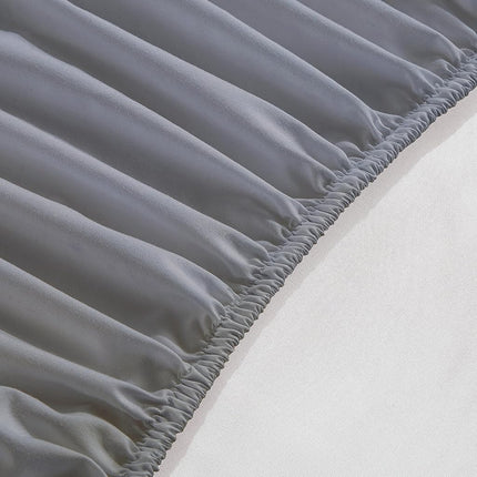 Elegant Comfort 1500 Premium Hotel Quality 18-24 Inches Deep - Extra Deep Pocket Single Fitted Sheet for High Mattress, Luxury and Softest, Smart Pocket - Wrinkle Free, Full, Gray