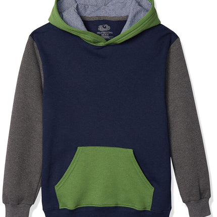 Fruit of the Loom Boys' Fleece Hoodie Sweatshirt, 