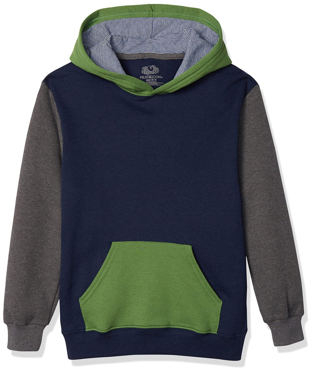 Fruit of the Loom Boys' Fleece Hoodie Sweatshirt, 