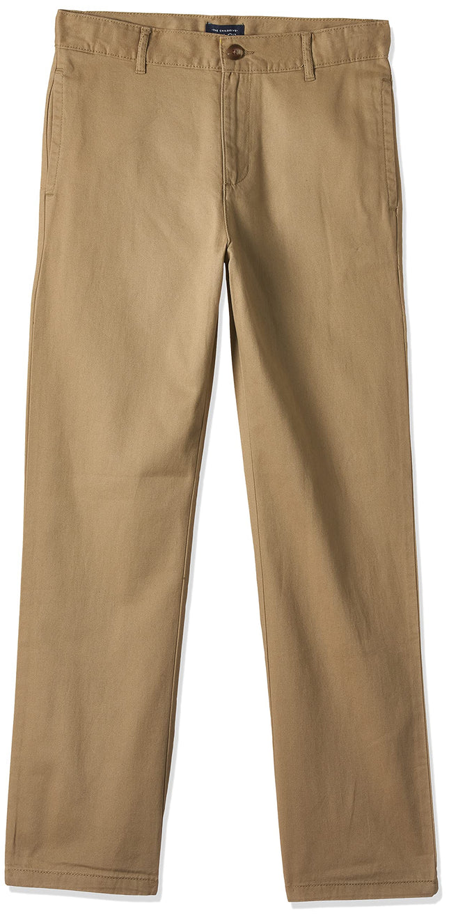 The Children's Place Boys' Chino Pants, Flax Singl