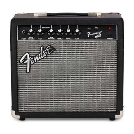 Ampli guitare Fender Frontman 20G, 20 Watts, avec garantie de 2 ans Haut-parleur Fender Special Design de 6 pouces, Noir