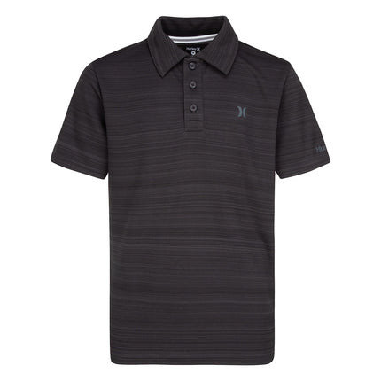 Hurley Boys' Performance Polo Shirt, Black Heather