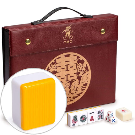 Professional Chinese Mahjong Game Set w/Case - "St