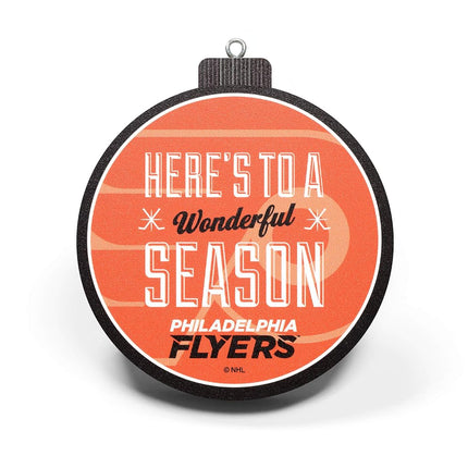 YouTheFan NHL Philadelphia Flyers 3D Logo Series Ornament, team colors