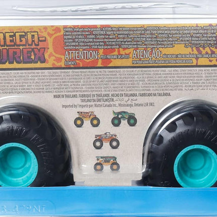 Hot Wheels Monster Trucks, Oversized Monster Truck, 1:24 Scale Die-Cast Toy Truck with Giant Wheels and Cool Designs