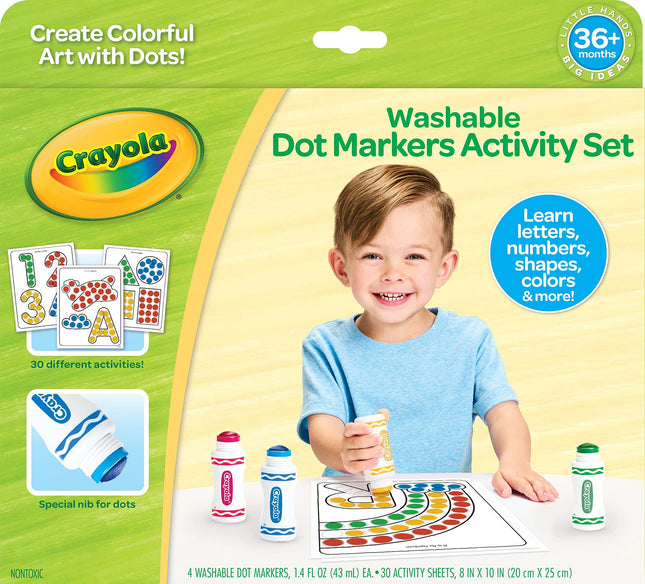 Crayola Washable Dot Markers Activity Set, Educati