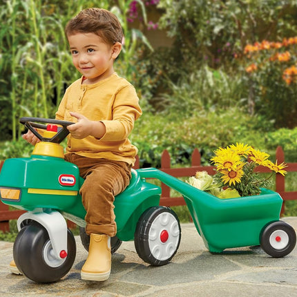Little Tikes Tractor & Cart, Foot-to-Floor Ride-On, for Boys and Girls Ages 1-5 Years