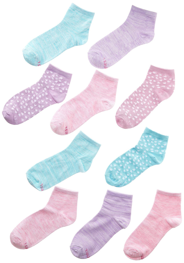 Hanes girls Comfortsoft Ankle Socks, Soft Stretch 