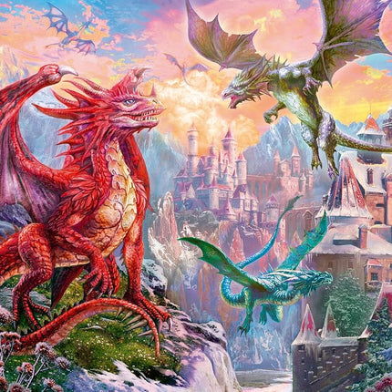 Ravensburger Adult Puzzles Unicorn and dragon - Ages 12+