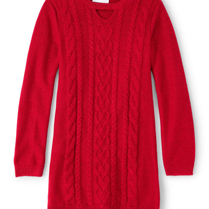 The Children's Place Girls' Big Sweater Dress, Cab
