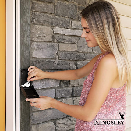 Kingsley Guard-a-Key Wall Mounted Lock Box, Realtor Key Storage Lock Box