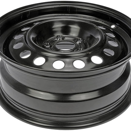 Dorman 939-104 Roue en acier 15 x 6 po compatible avec certains modèles Toyota, noire