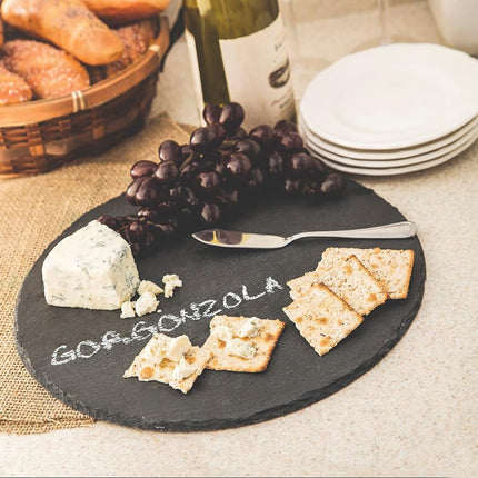 Fox Run 3808 Slate Cheese Board, Round