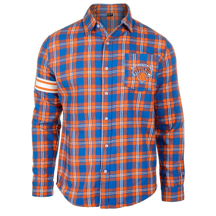 Camisa de franela básica con el logotipo de los New York Knicks, talla S