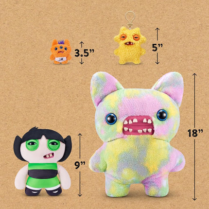 Fuggler Powerpuff Girls 9-Inch Plush Toy (Buttercup) by ZURU – Funny Ugly Monster Stuffed Animal with Human-Like Teeth, Collectible Plush for Kids, Tweens, Teens, Adults & Cartoon Fans