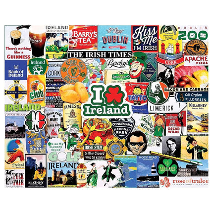 White Mountain - I Love Ireland, 1000 Piece Jigsaw Puzzle, Ireland Puzzle