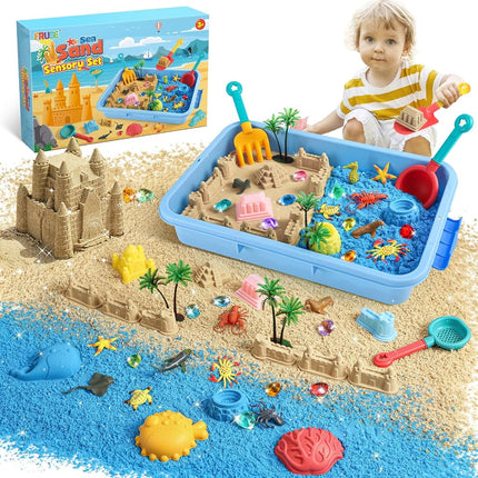 FRUSE Play Sea Sand Art Kit with 1 KG Play Sand an