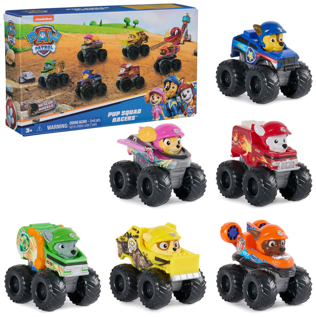 Paw Patrol: Rescue Wheels, 6-Piece Pup Squad Racer