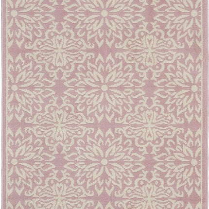 Nourison JUB06 Jubilant Transitional Floral Ivory/Light Blue Area Rug 5'XROUND