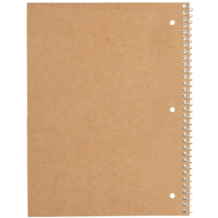 Mead Spiral Notebook, Wide Ruled, 1 Subject, Assorted Pastel Colors, 6 PACK