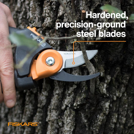 Fiskars 391041-1001 PowerGear2 Pruner, Steel