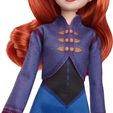 Mattel Disney Frozen Anna Fashion Doll & Accessories, Ice-Skating Look with Removable Dress & Skates Plus 1 Pair of Shoes, Inspired by Frozen: Winter Festival