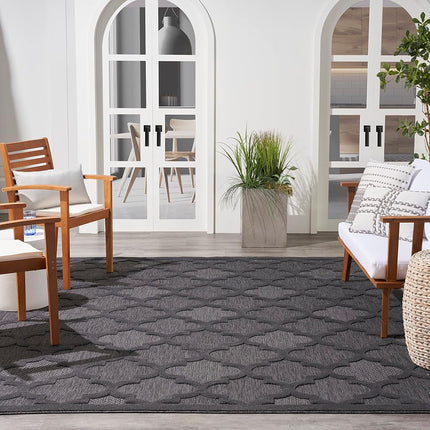 Andrea Stark Home Collection Gate 100% Wool Rug - 7'6" x 9'6"