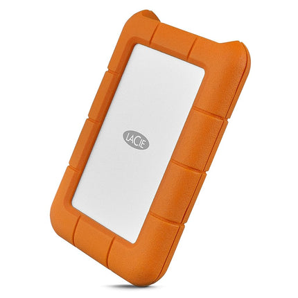 LaCie Rugged USB-C 5 TB, resistente a golpes, disco duro externo portátil USB-C de 2,5 pulgadas, para Mac y Windows, recuperación de datos Rescue incluida