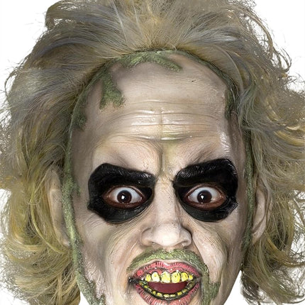 Rubies Beetlejuice Mask with Hair Adult Beetlejuice Horror Costume Accessory