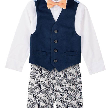 IZOD Boys' Little 4-Piece Set with Dress Shirt, Bo