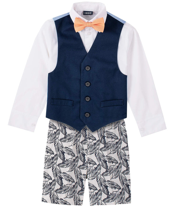 IZOD Boys' Little 4-Piece Set with Dress Shirt, Bo