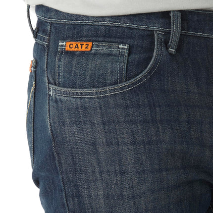 Wrangler Men's FR Vintage Boot Cut Jean, Dark Wash, 34Wx32L