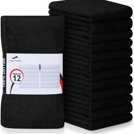 Utopia Towels - 12 Pack Kitchen Bar Mops Towels - 