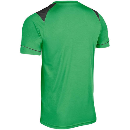 CHAMPRO Jersey de fútbol para adulto Attacker para hombre, verde neón, azul marino, mediano