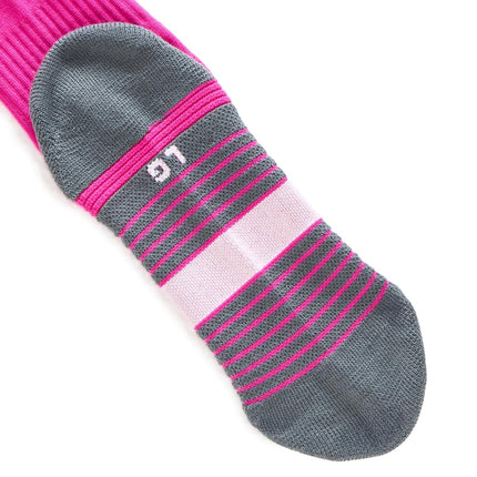 Under Armour Magnetico Over The Calf Socks 1 Pack, (654) Tropic Pink/Pitch Gray/White, Large