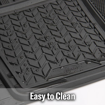 Armor All® 2-Piece Durasport Black Rubber Deep Tray Floor Mats - Heavy Duty, All-Weather Protection, Easy to Clean, Non-Slip Design for Ultimate Car Interior Safety and Style (80020ADC)
