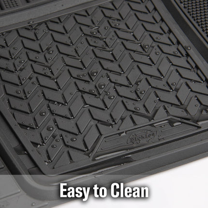 Armor All® 2-Piece Durasport Black Rubber Deep Tray Floor Mats - Heavy Duty, All-Weather Protection, Easy to Clean, Non-Slip Design for Ultimate Car Interior Safety and Style (80020ADC)