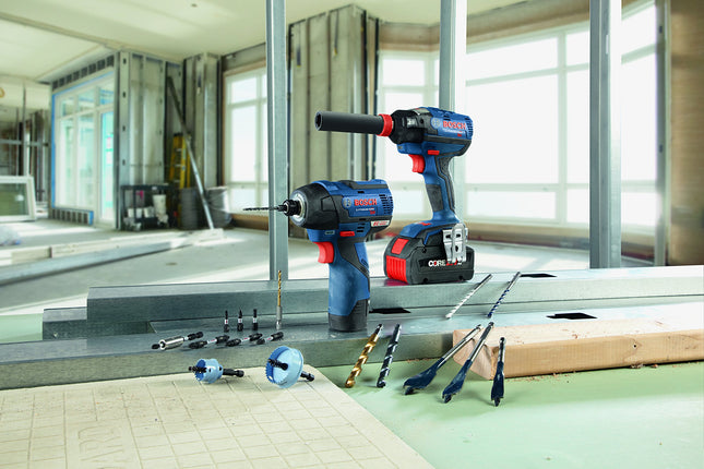 BOSCH CCSSQV108 8-Piece Assorted Set 1 in. Impact Tough Square Insert Bits with Clip for Custom Case System