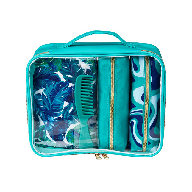 Conair 5 Piece Toiletry and Cosmetic Bag Set Under