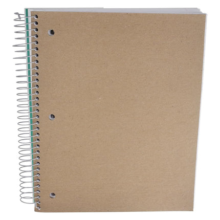 Cahiers à spirale Five Star, 1 matière, lignage grands carreaux, 100 feuilles, 27,9 x 21,6 cm, couleur sélectionnée aléatoirement, 1 unité (06206)