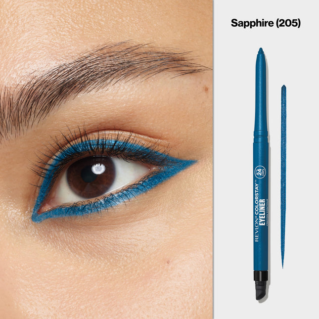 REVLON - Lápiz Delineador de Ojos ColorStay 205 Sapphire - 0.01 oz. (0.28 g)
