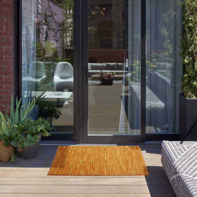 Nourison Essentials Indoor/Outdoor Sunburst 2' x 4' Area Rug, Easy Cleaning, Non Shedding, Bed Room, Living Room, Dining Room, Backyard, Deck, Patio (2x4)