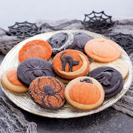 Nordic Ware Halloween Cookie Stamps (Set of 3), Sturdy Cast Aluminium Cookie Stamp Set, Cookie Press Set Made in The USA, Sturdy and Durable Biscuit Maker Press Set, 01260